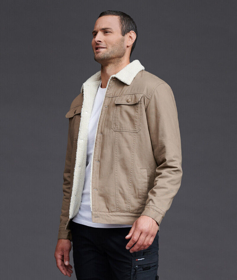 KingGee K05013 Urban Twill Jacket With Warm Sherpa Lining - New King Gee Style!