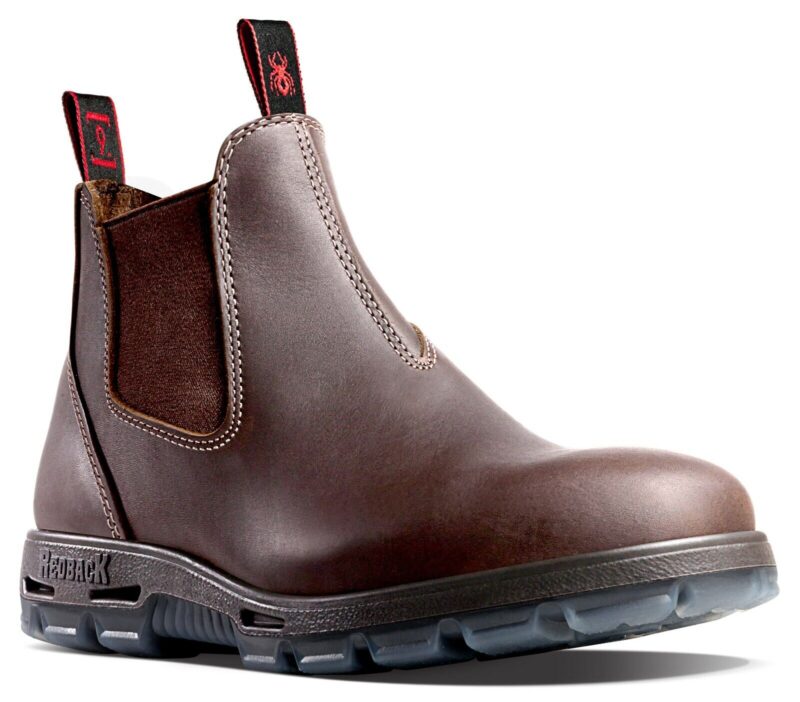 Redback UNPU Nevada 'Puma' Work Boots. Elastic Sided. Soft Toe. Water Resistance