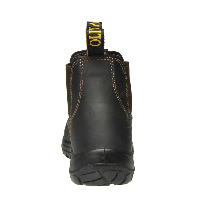 Oliver Work Boots, 34626, Steel Toe Safety. 'Claret' Elastic Sided. Brand New!