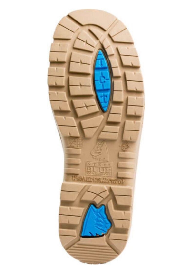 Steel Blue Parkes 312658 SAND Steel Toe Cap Safety Work Boots. ZIP & SCUFF CAP