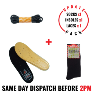 Mongrel Boot Update Pack - Insoles - Laces & Socks - Update your comfort today!