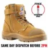 Steel Blue "312652" Wheat Argyle Zip Work Boots  Scuff Cap Steel Toe Anti-Static