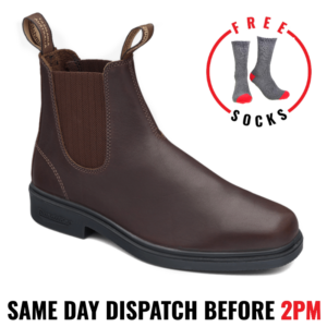 Blundstone 659 Brown Square Toe Non Safety Pull On - Replacement of 059