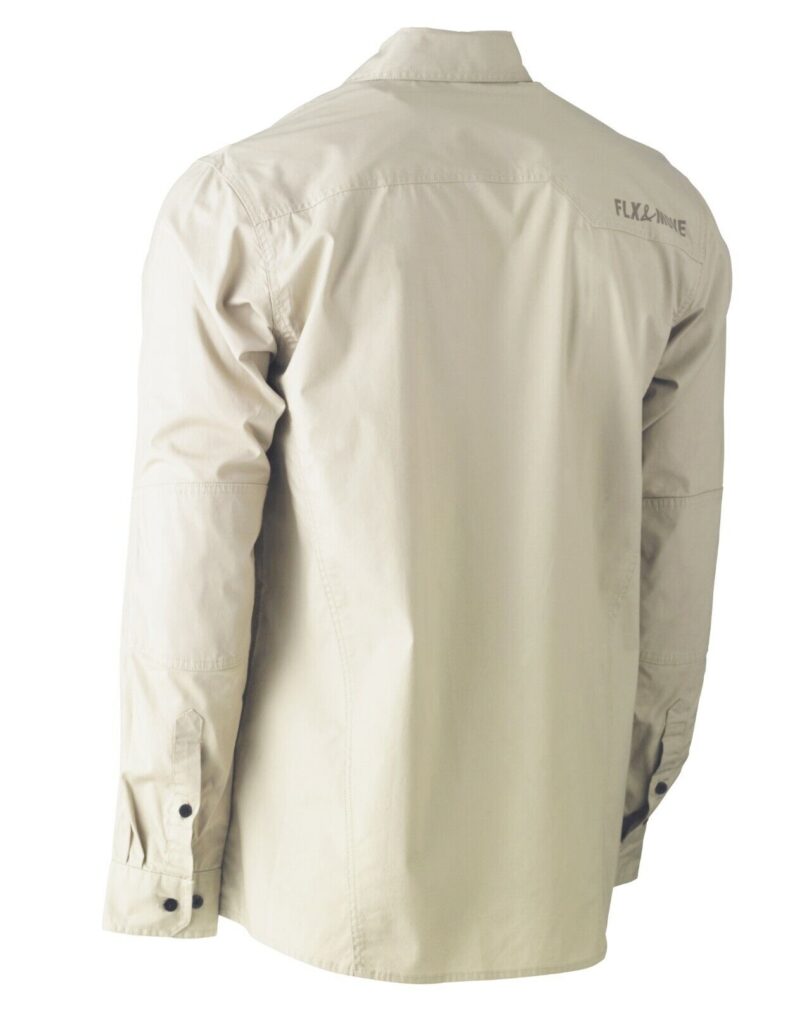 Bisley FLEX & MOVE™ Utility Work Shirt (BS6144) - Long Sleeve. - STRETCH COMFORT