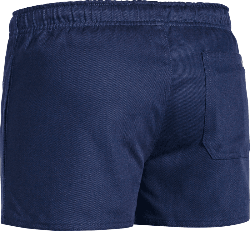 Bisley BSHRB1007 Mens Trade Workwear Rugby Shorts 100%Cotton - Elastic Waistband