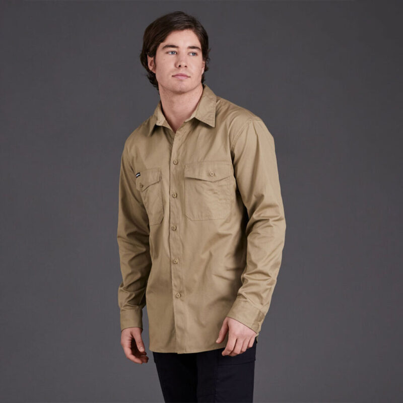 King Gee K14820 Workcool 2 Lightweight RipStop Long Sleeve breathable Work Shirt