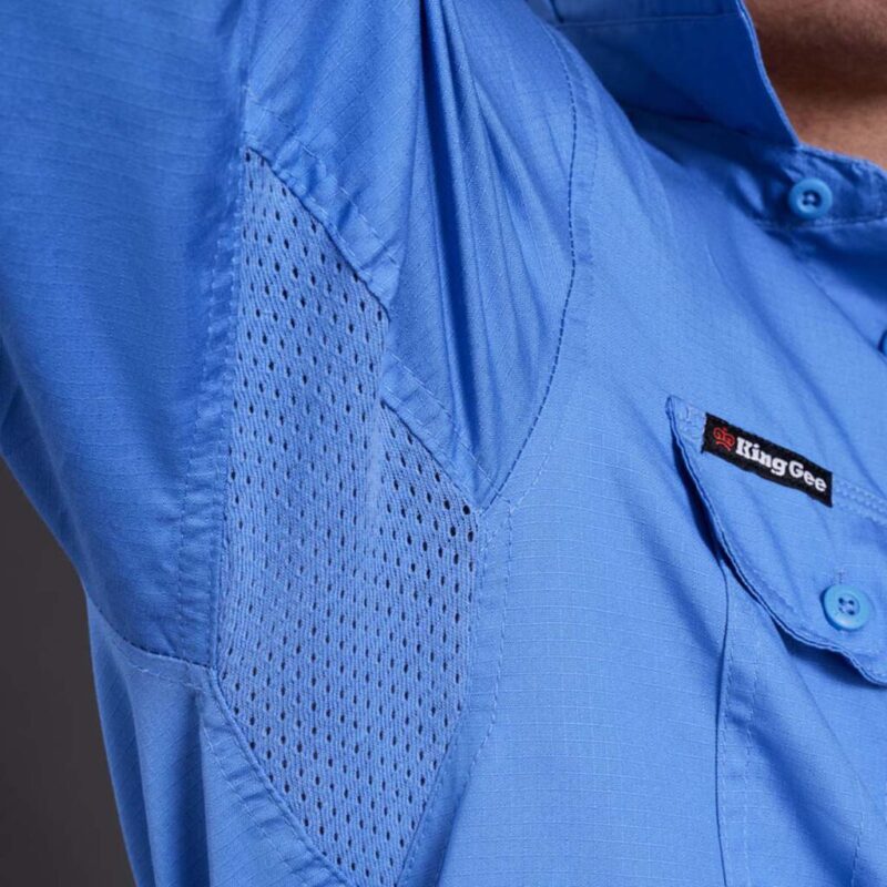 King Gee K14820 Workcool 2 Lightweight RipStop Long Sleeve breathable Work Shirt