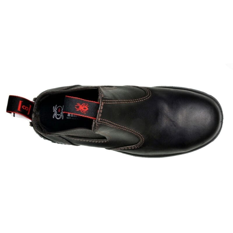 Redback USBOK Safety Elastic Sided Brown Pull On Work Boot - Australian Made!