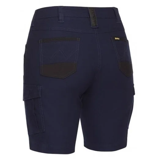 Bisley BSHL1044 Women's Cotton Cargo Shorts. Flex & Move