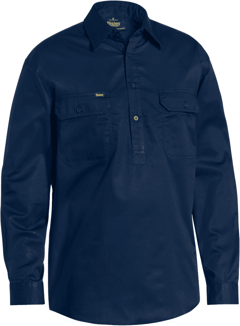 Bisley BSC6820 Mens Work Shirts Long Sleeve Cool Lightweight Australia Dispatch