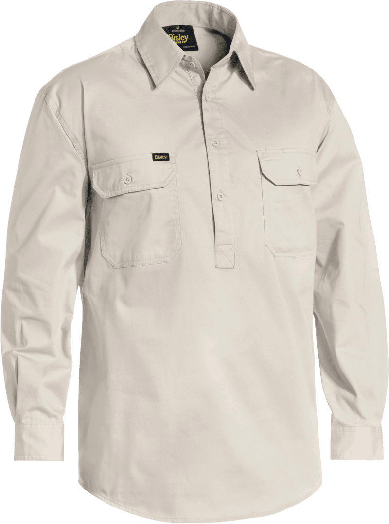 Bisley BSC6820 Mens Work Shirts Long Sleeve Cool Lightweight Australia Dispatch