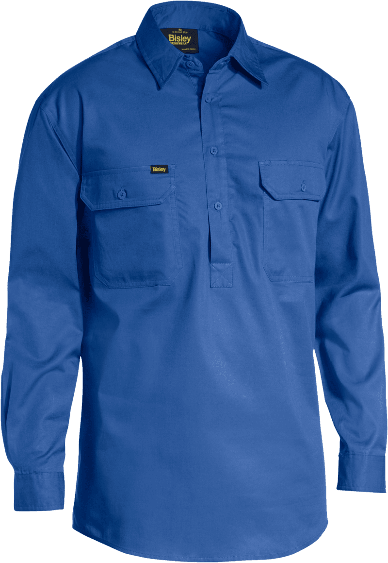 Bisley BSC6820 Mens Work Shirts Long Sleeve Cool Lightweight Australia Dispatch