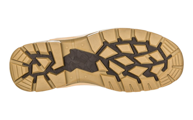 Puma Tornado WHEAT 630787 Safety Work Boot. Zip Side. Scuff cap. Nubuck Comfort