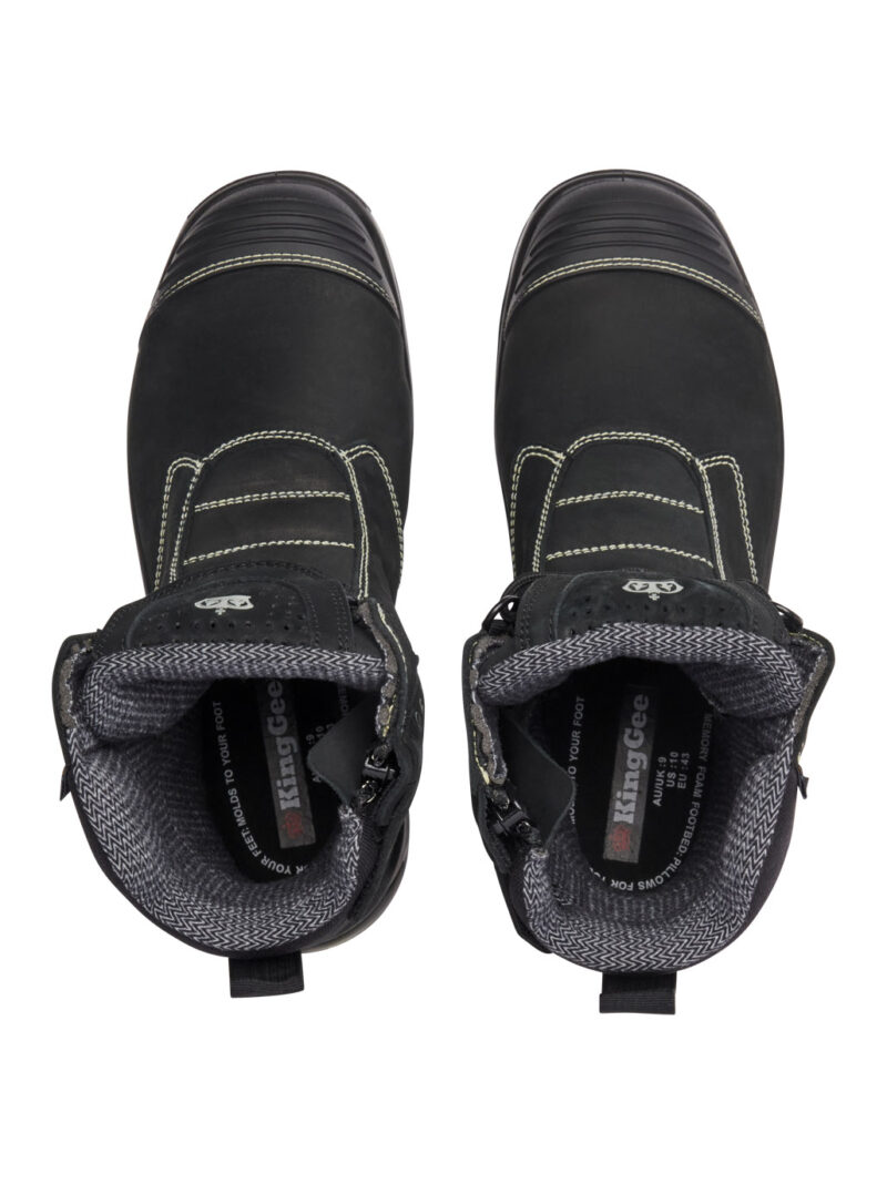 King Gee "K28006" Black Bennu Pro 9 Safety Work Boot