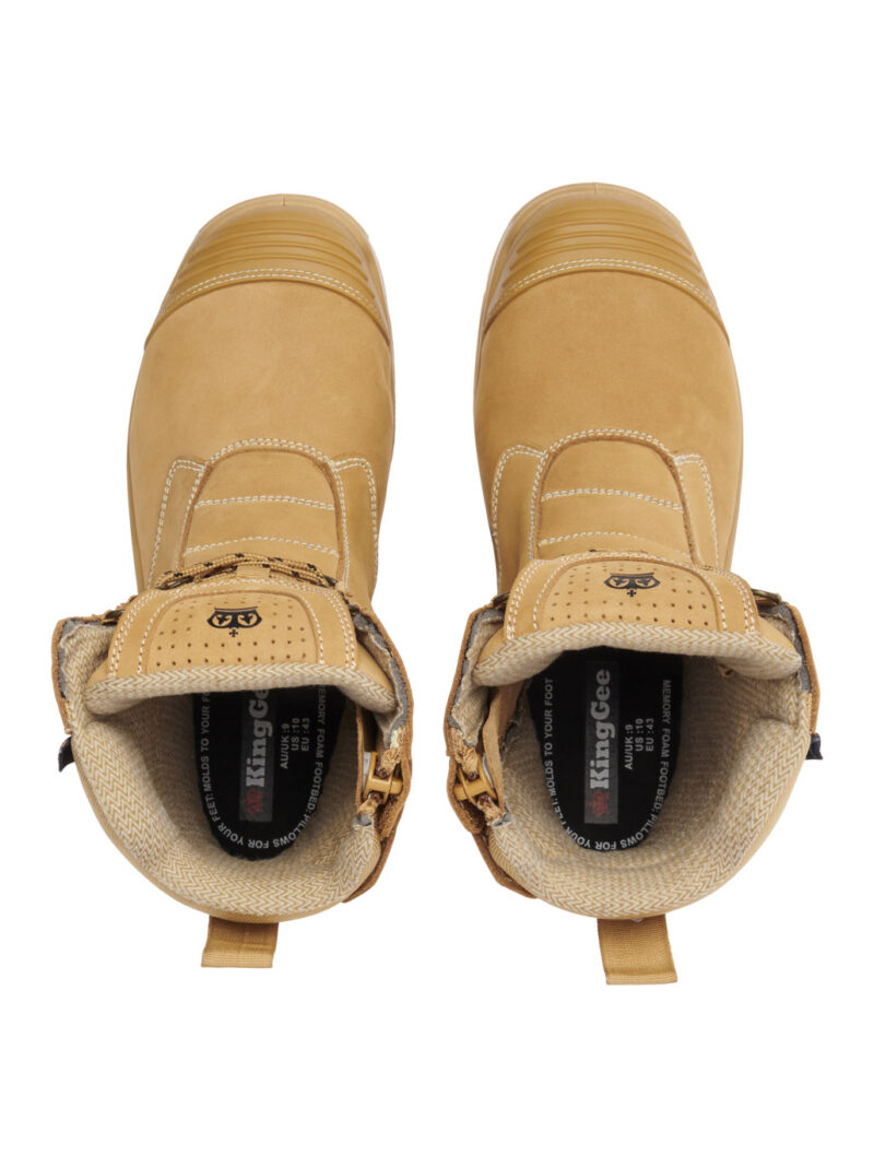 King Gee "K28007" Wheat Bennu Pro 9 Safety Work Boot