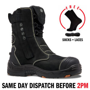 King Gee "K28006" Black Bennu Pro 9 Safety Work Boot