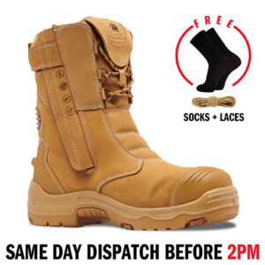 King Gee "K28007" Wheat Bennu Pro 9 Safety Work Boot