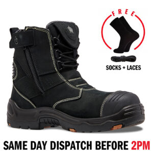 King Gee "K28008" Black Bennu Pro Safety Work Boot