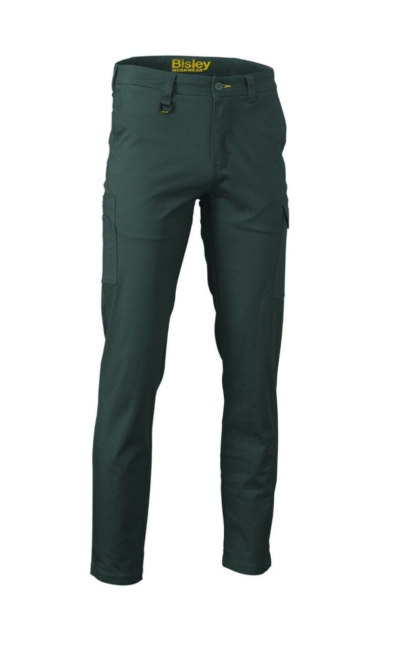 Bisley BPC6008 Mens Workwear Stretch Cotton Drill Slim Cargo Pants  ALL SIZES!