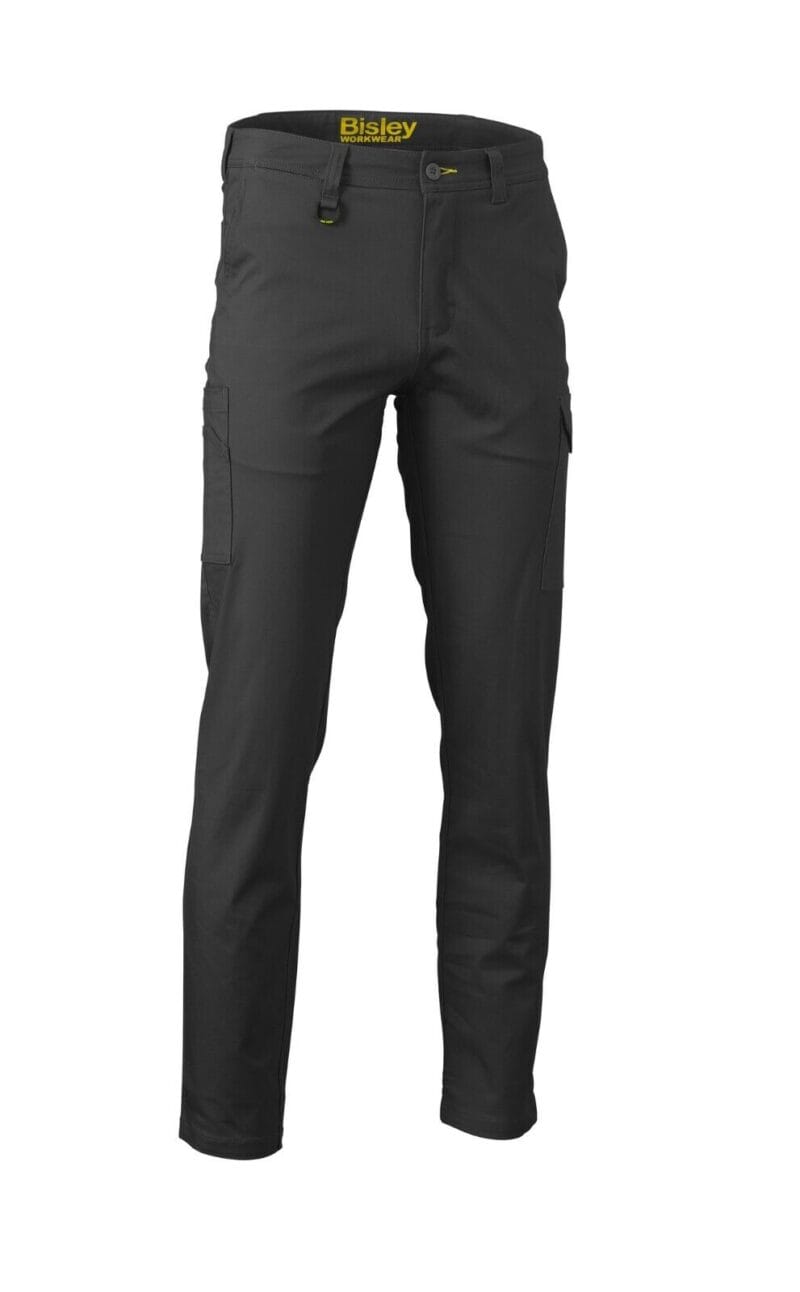 Bisley BPC6008 Mens Workwear Stretch Cotton Drill Slim Cargo Pants  ALL SIZES!
