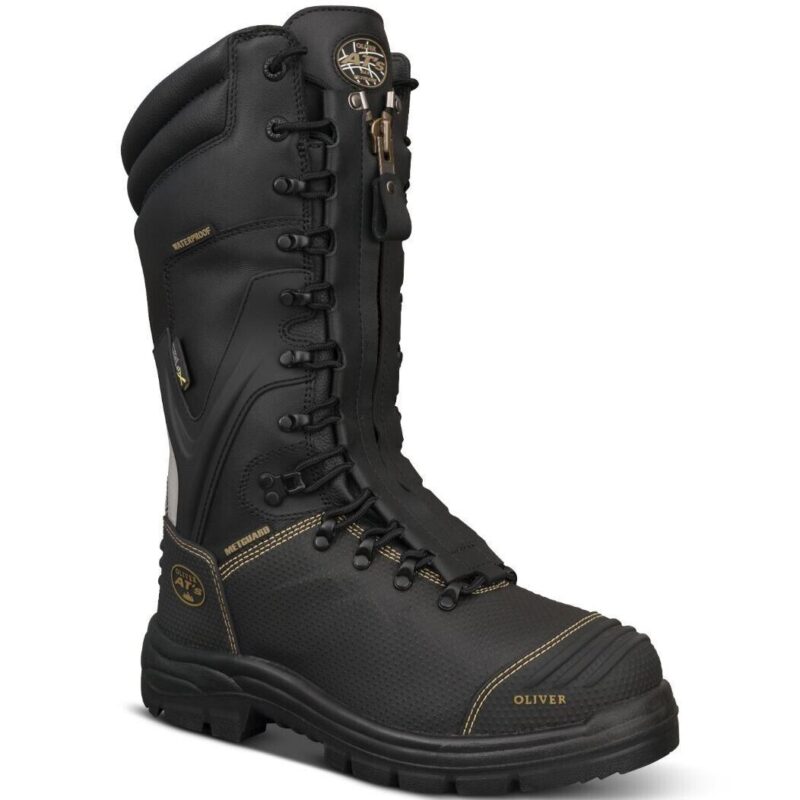 Oliver 65791, AT's Steel Toe Safety Mining Work Boots. Chemical Resistant  NEW