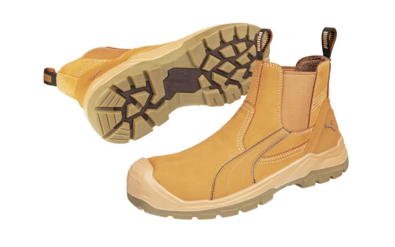 Puma Work Boots 630377 Tanami Wheat, Composite Safety, Elastic Sided, PRE ORDER