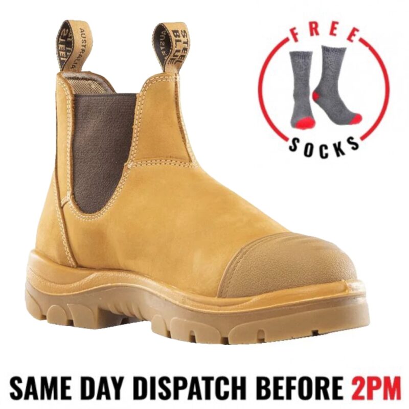 Steel Blue 312601 Hobart Wheat Elastic Sided Boot