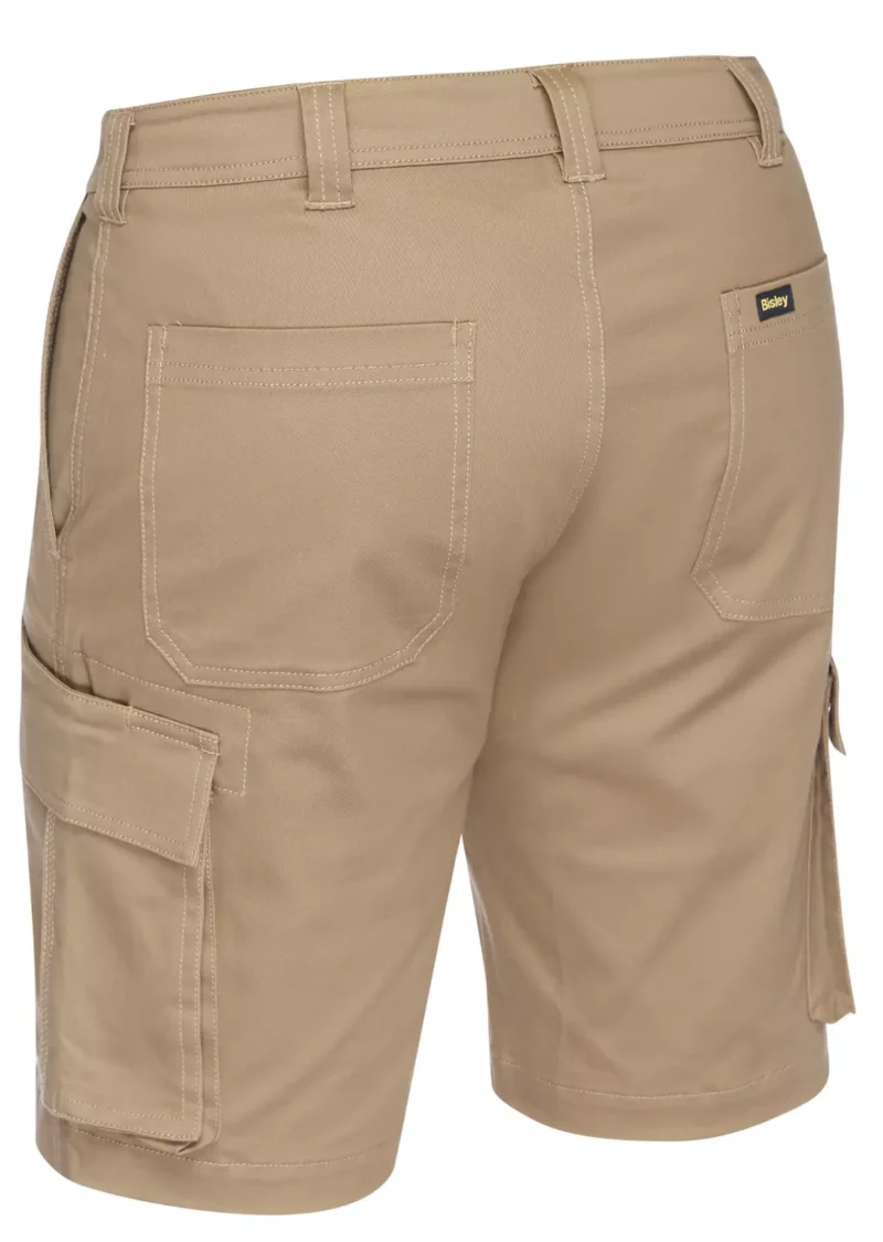 Bisley BSHC1008 Mens Workwear Stretch Cotton Cargo Shorts   -  ALL DAY COMFORT!