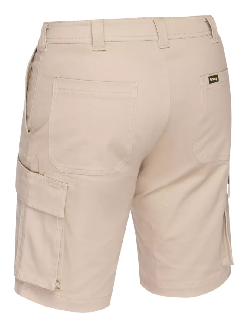 Bisley BSHC1008 Mens Workwear Stretch Cotton Cargo Shorts   -  ALL DAY COMFORT!
