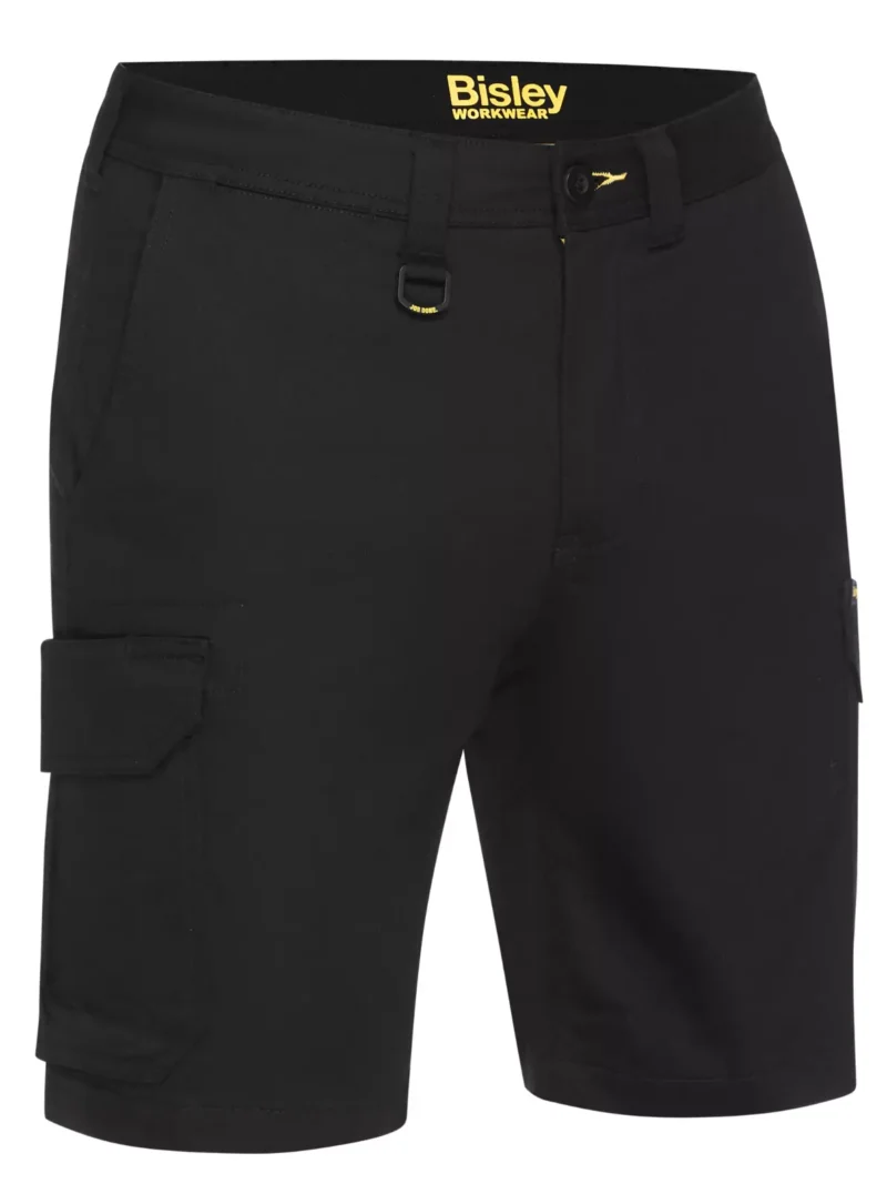 Bisley BSHC1008 Mens Workwear Stretch Cotton Cargo Shorts   -  ALL DAY COMFORT!