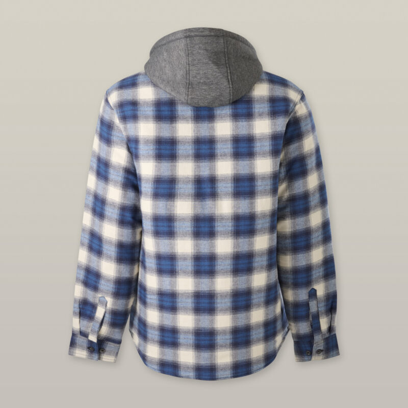 Hard Yakka Y06690 Quilted Flannel Hooded Shacket